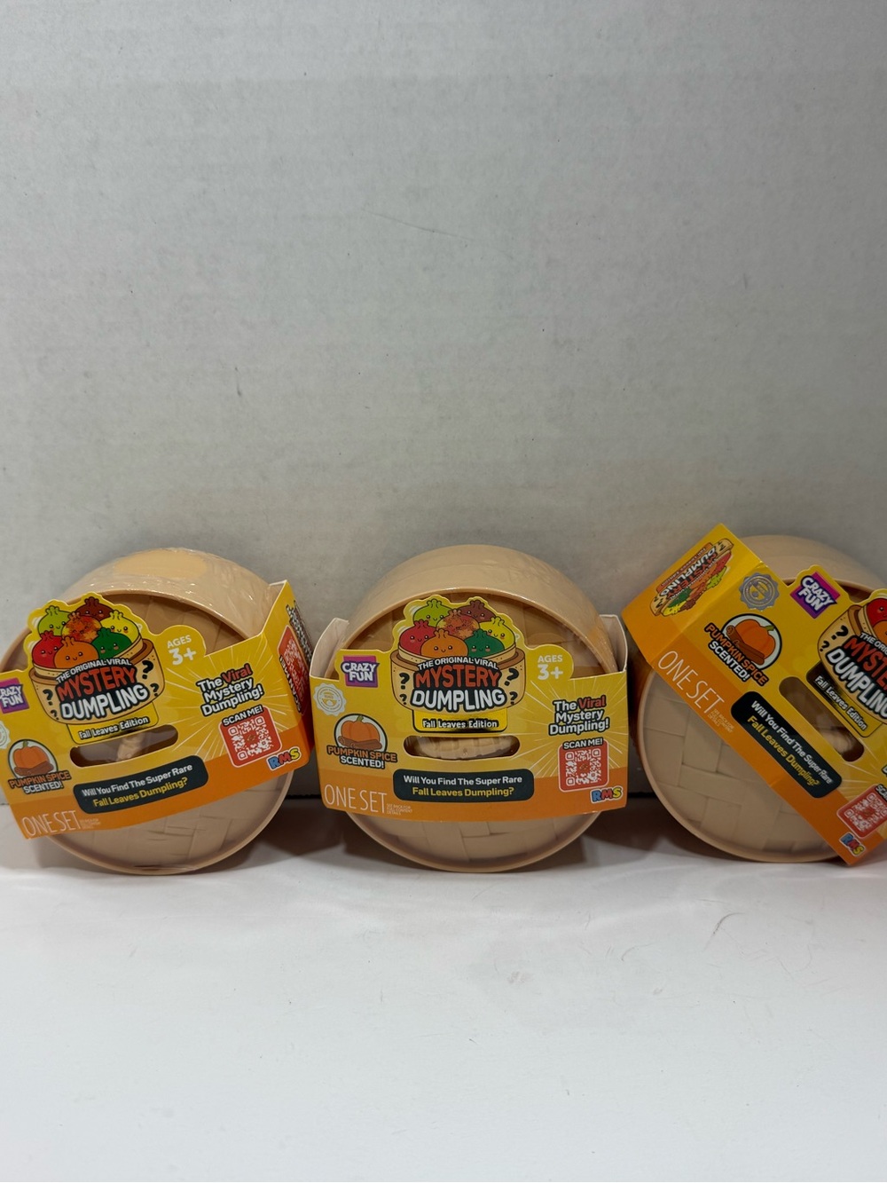 Crazy Fun Mystery Dumpling Fall Leaves Pumpkin Spice Scented Surprise Toy